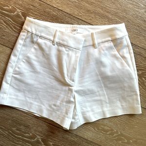 LOFT white Riviera short